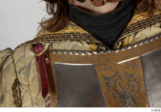  Photos Medieval Guard in plate armor 2 Historical Medieval soldier collar lace neck plate armor upper body 0001.jpg